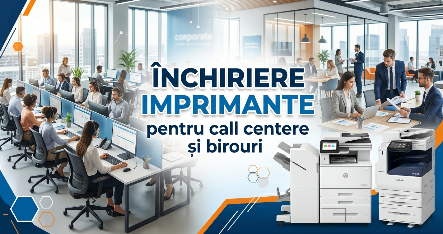 Închiriere imprimante pentru call centere și birouri cu mulți angajați
